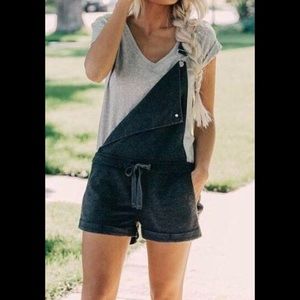 Z Supply Grey Overalls